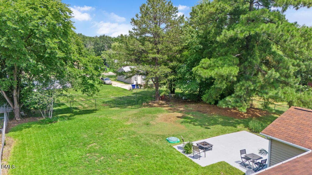 Backyard-top view - 209 Omega Road, Durham, NC 27712, Durham