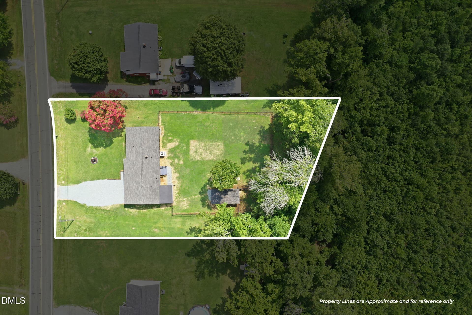 areial lot lines - 5413 S Nc 49 Highway, Burlington, NC 27215