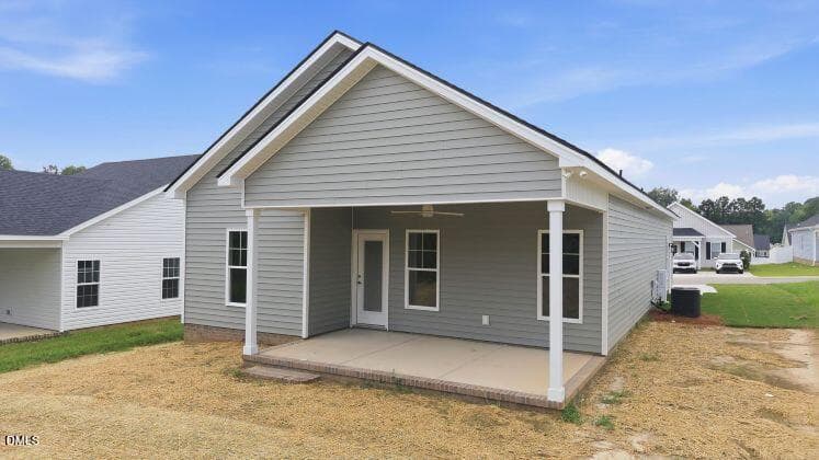 Rear Exterior - 3229 Dolostone Court SW, Wilson, NC 27893