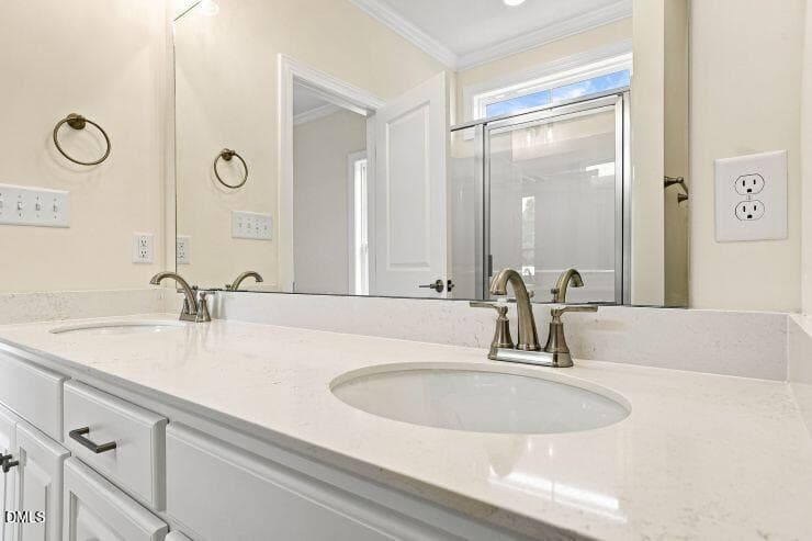 Master Double Vanity - 3209 Dolostone Court SW, Wilson, NC 27893