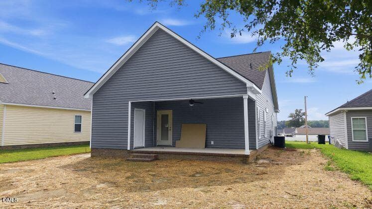 Rear Exterior - 3209 Dolostone Court SW, Wilson, NC 27893