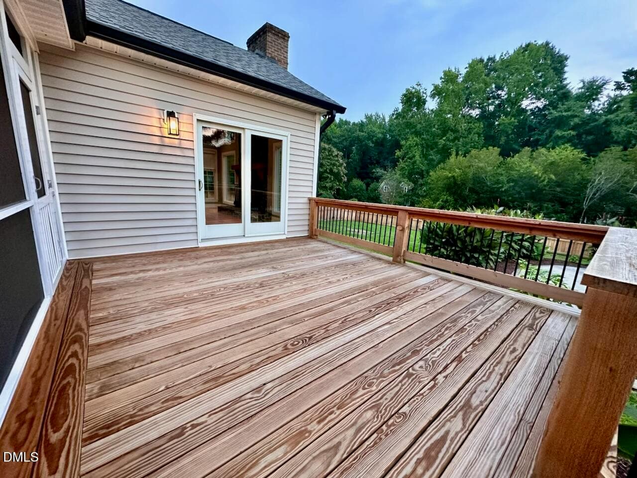 Deck from Living Room/Screen In - 1201 Torchlight Way, Raleigh, NC 27603, Raleigh