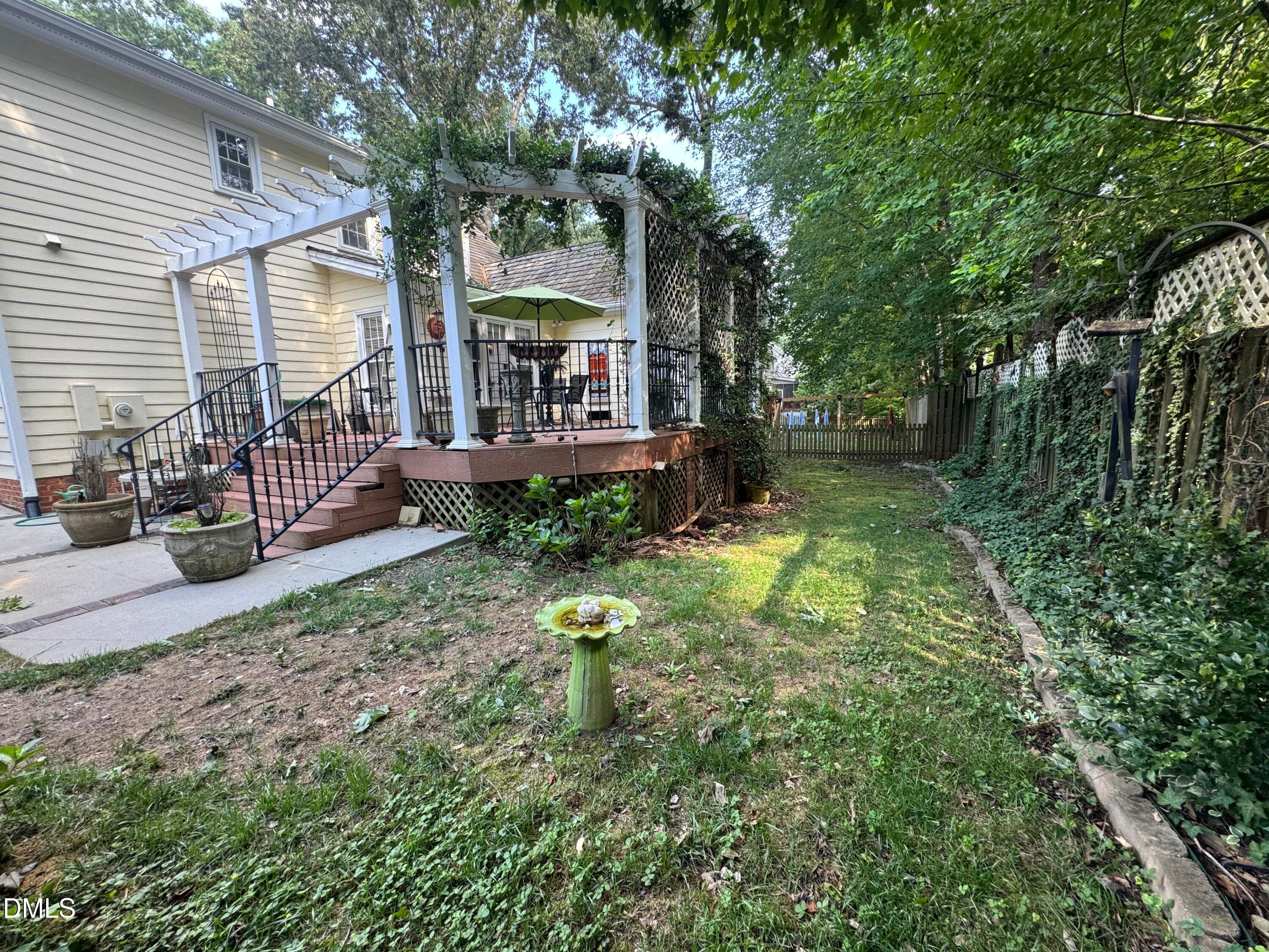 Backyard to left neighbor - 2269 Brisbayne Circle, Raleigh, NC 27615, Raleigh