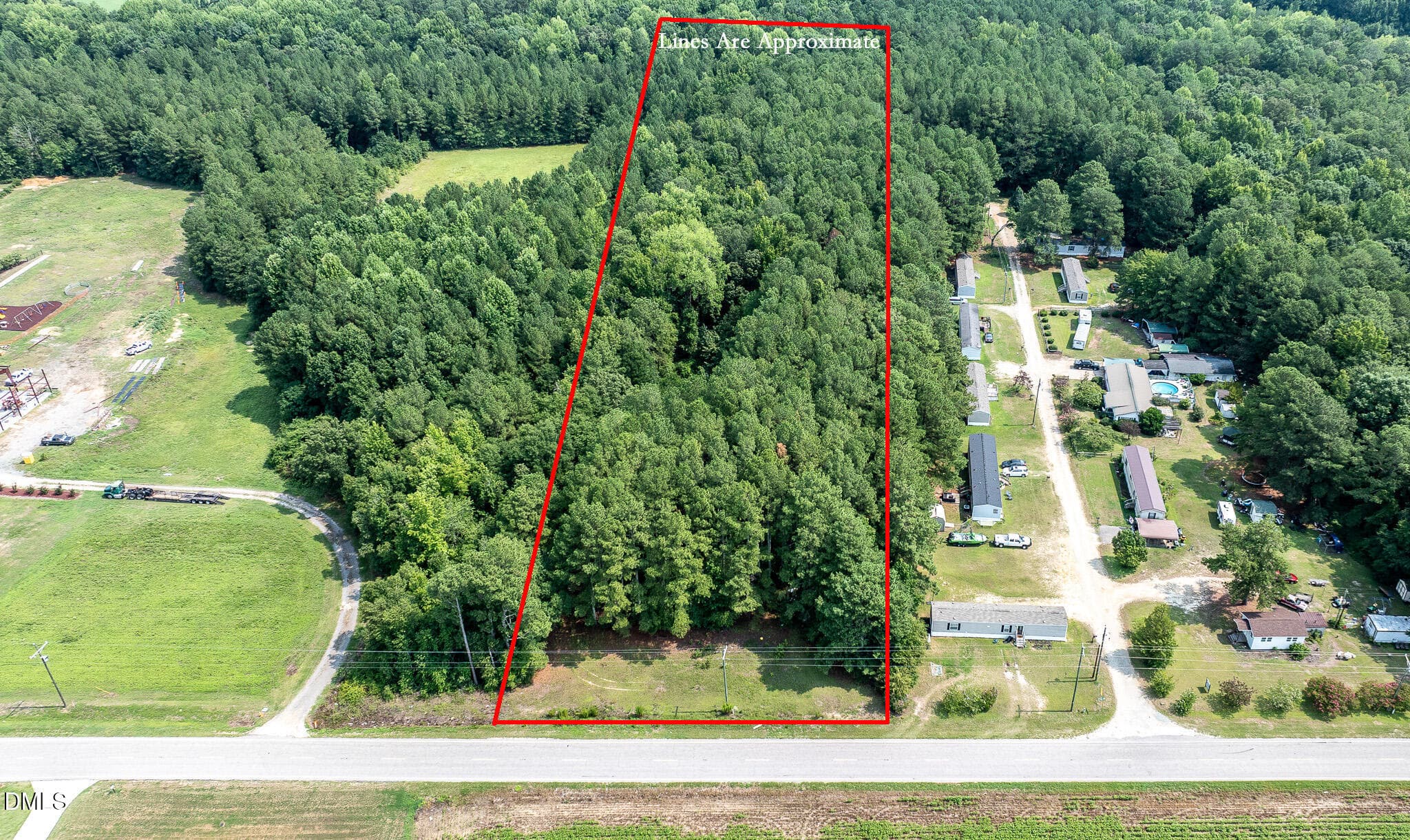 6532-Front1-wLines - 6532 Old Us Hwy 421, Lillington, NC 27546