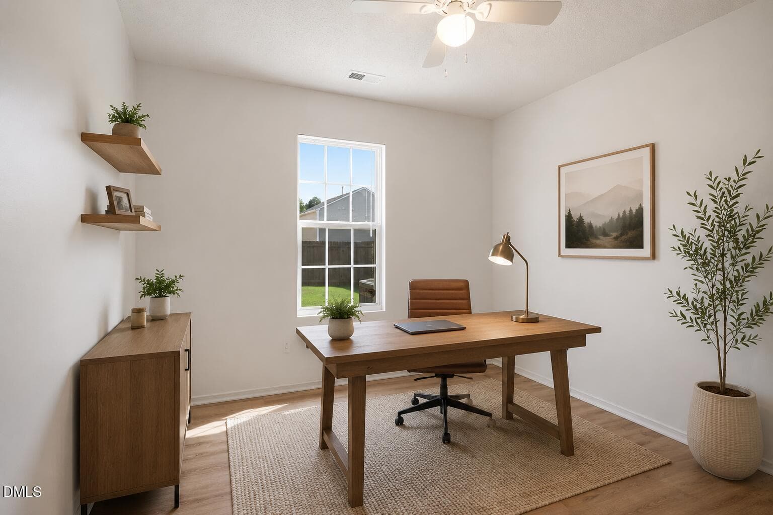 Office/bedroom-virtually staged - 4706 Rockport Drive, Durham, NC 27703, Durham