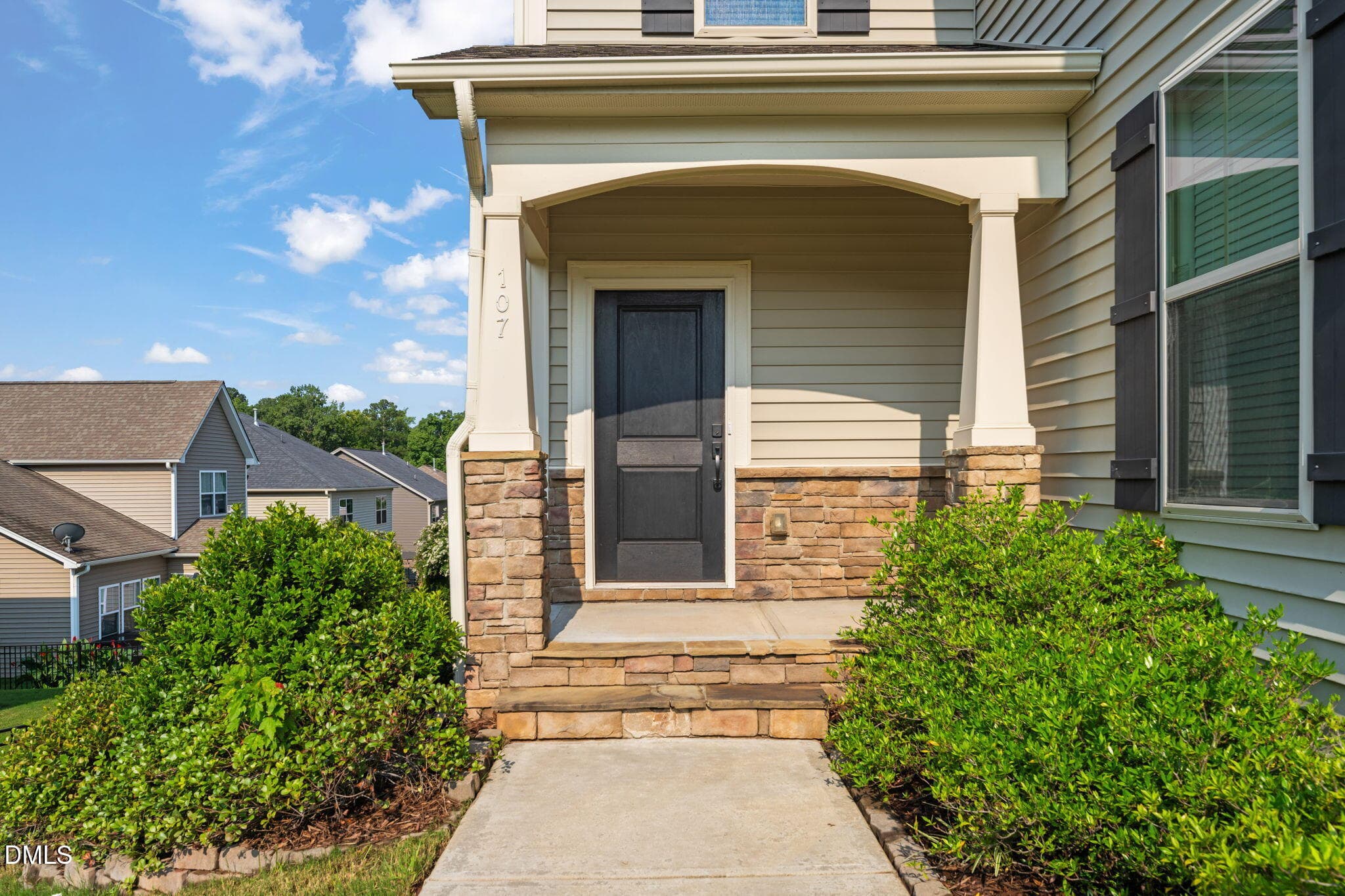 Covered front porch - 107 White Burley Court, Durham, NC 27703, Durham