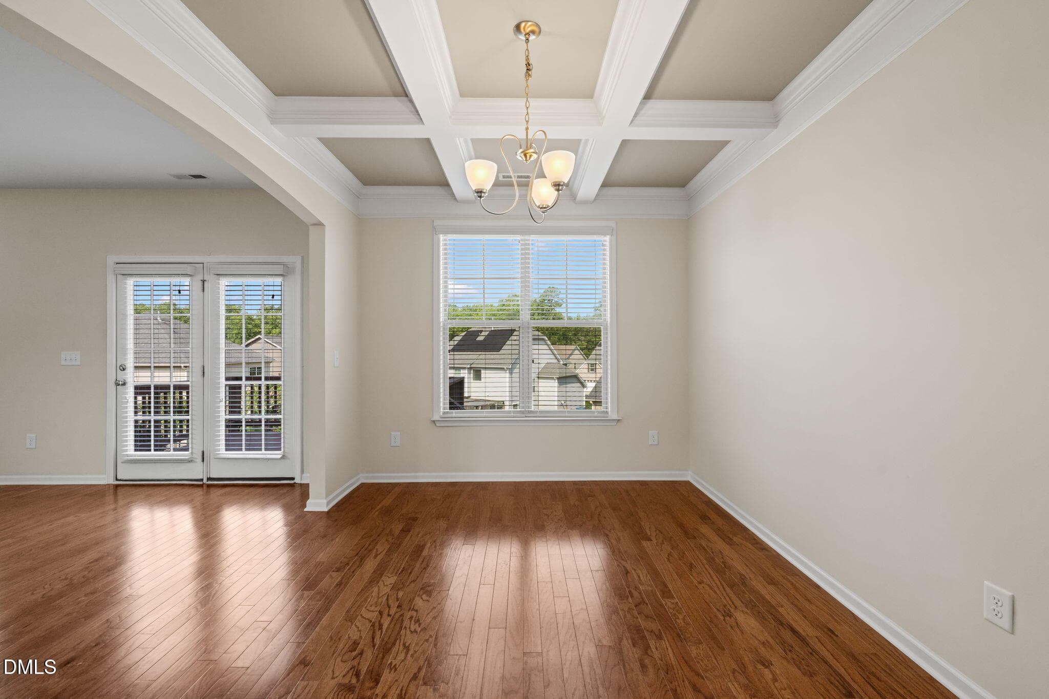Dining room w/ hardwoods - 107 White Burley Court, Durham, NC 27703, Durham