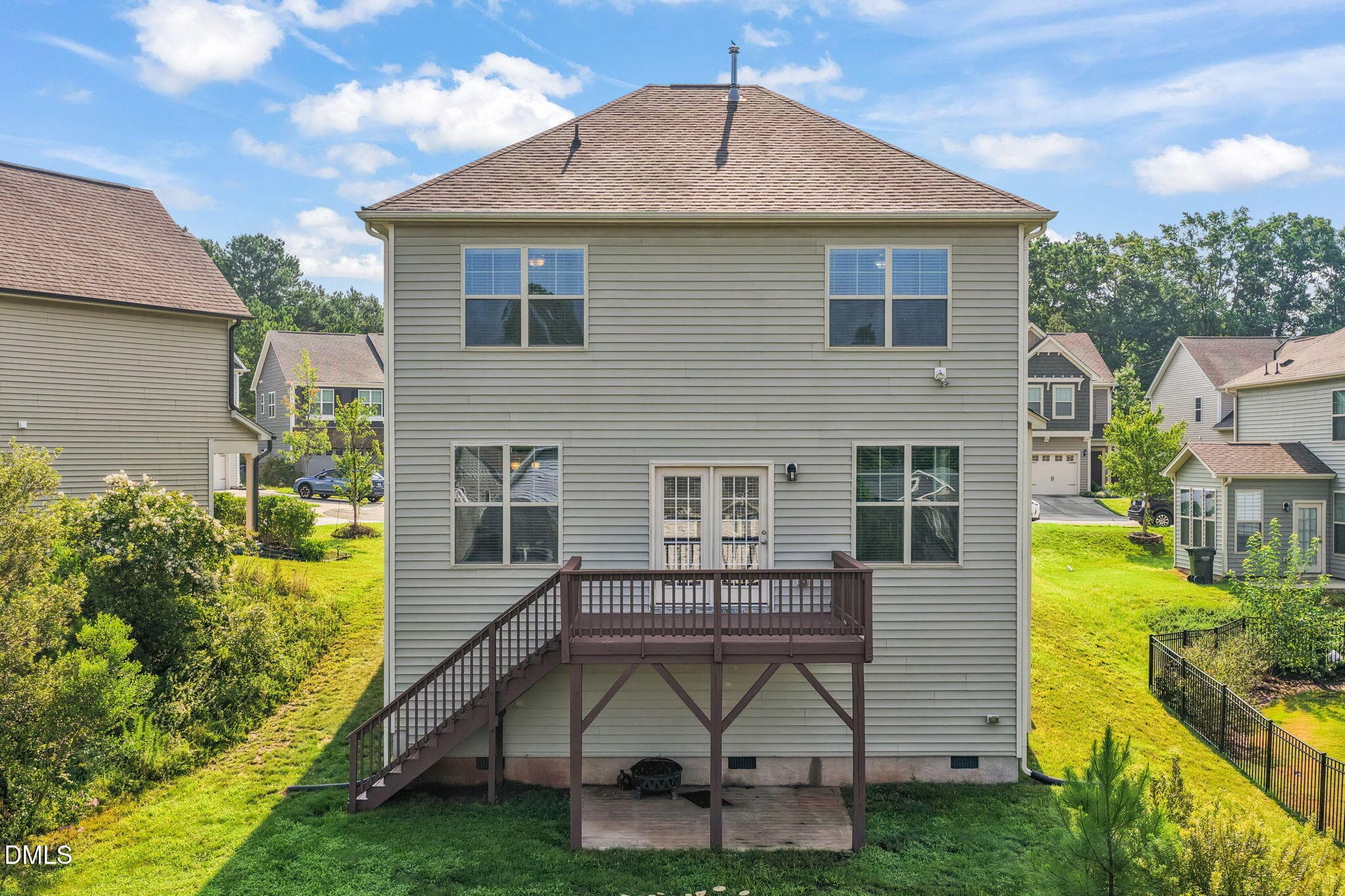 Gorgeaous elevated deck views - 107 White Burley Court, Durham, NC 27703, Durham