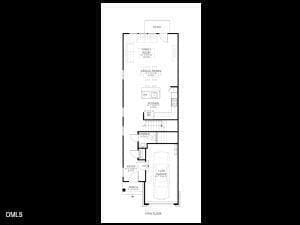 First Floor Plan - 626 Cable Court, Apex, NC 27523