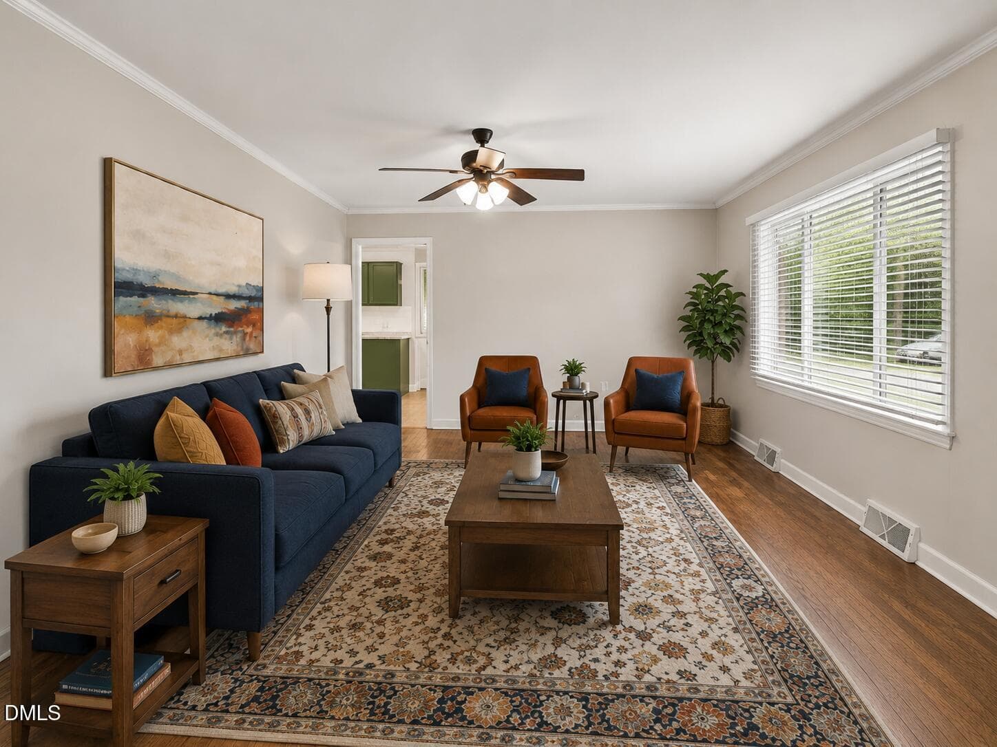 Living Room - 306 Oakgrove Drive, Graham, NC 27253