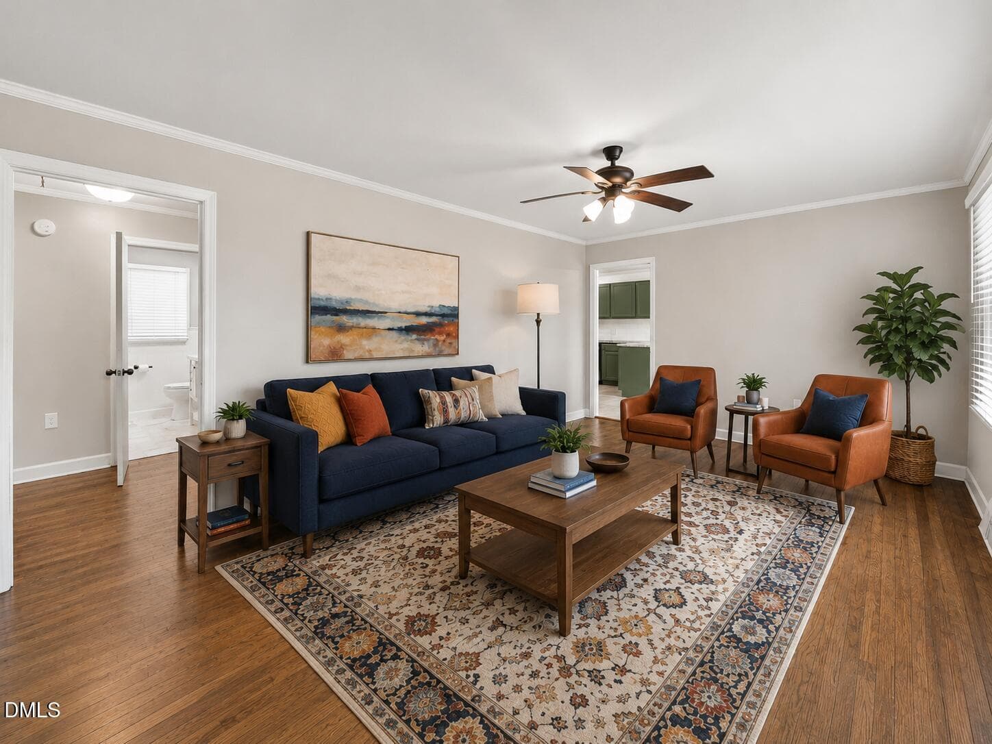 Living Room - 306 Oakgrove Drive, Graham, NC 27253