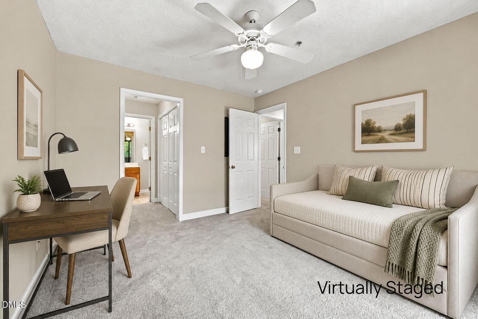 BR 2 virtually staged - 132 New Kent Place, Cary, NC 27511