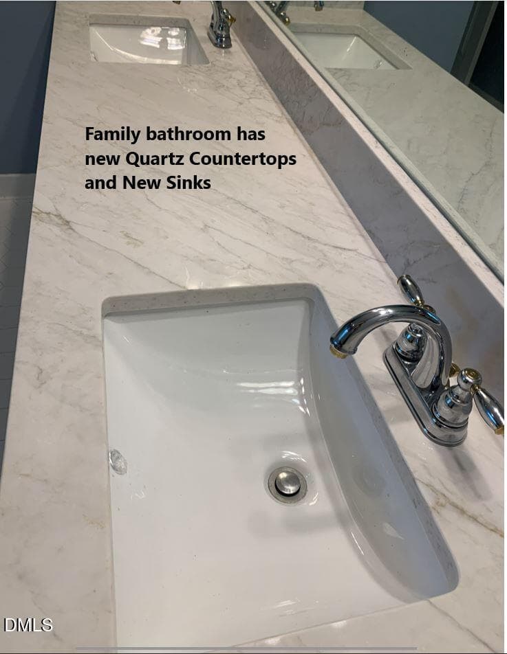 family bathroom countertops w txt 2 - 105 Sequoia Court, Cary, NC 27513, Cary