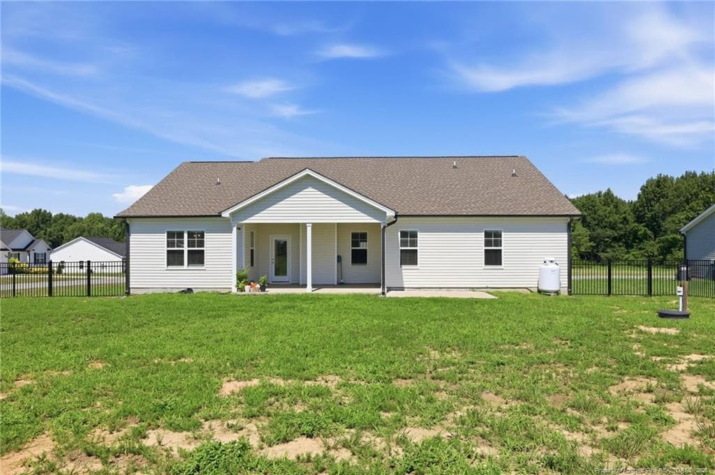 Back of home - 18 Mossy Bridge Court, Lillington, NC 27546