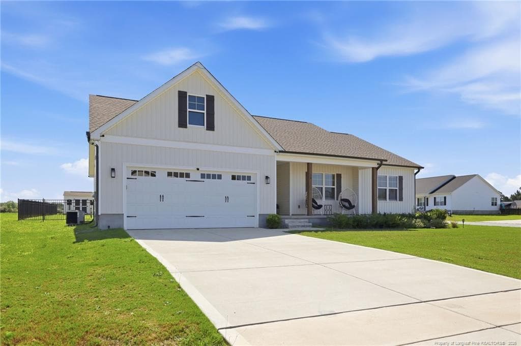 Side of home - 18 Mossy Bridge Court, Lillington, NC 27546