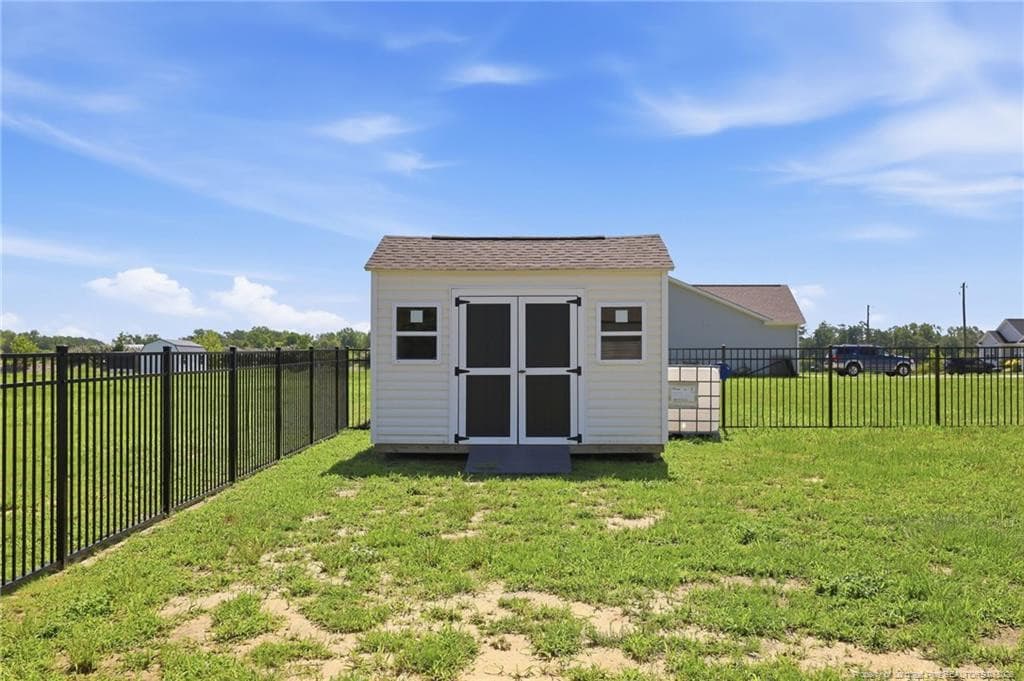 Shed - 18 Mossy Bridge Court, Lillington, NC 27546