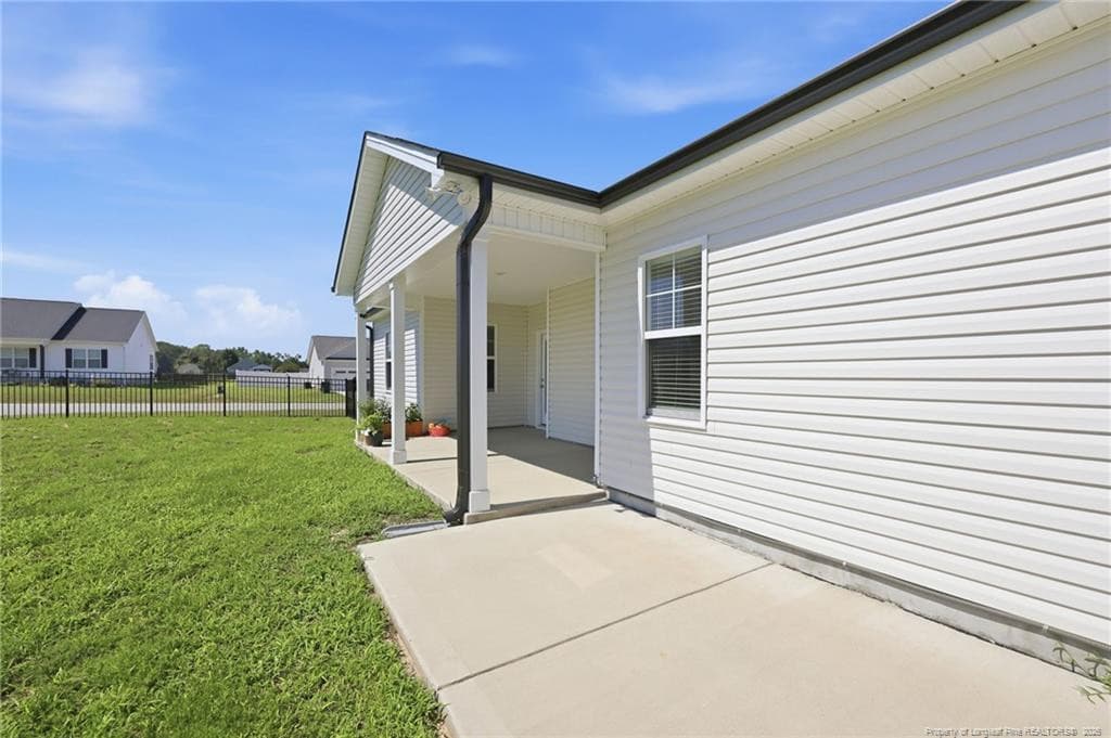Back of home - 18 Mossy Bridge Court, Lillington, NC 27546