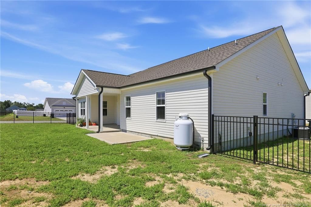 Back of home - 18 Mossy Bridge Court, Lillington, NC 27546