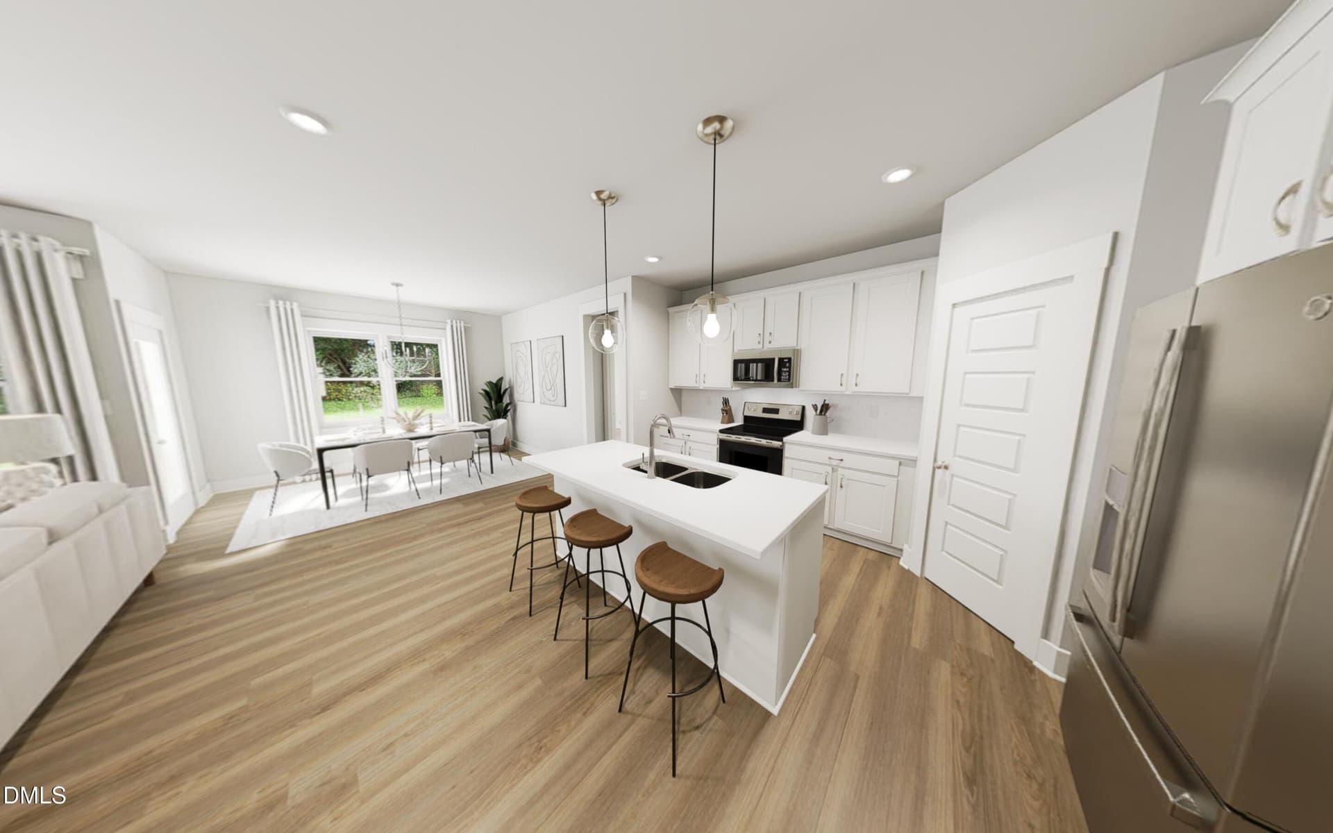 Kitchen and Dining - 1022 Pinhook Lane, Mebane, NC 27302