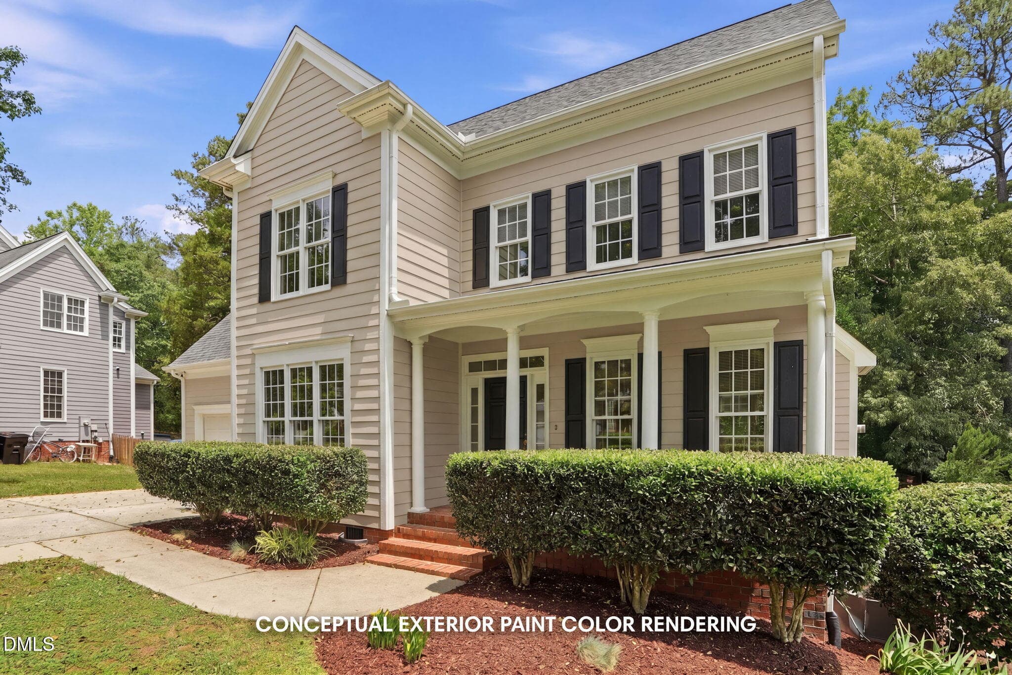 Conceptual Color Rendering - 7 Morgans Ridge Lane, Durham, NC 27707, Durham
