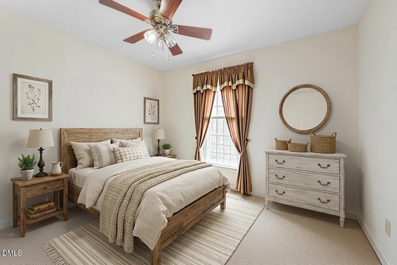 5100 Stardust - Bedroom1 - Virtual - 5100 Stardust Drive, Durham, NC 27712, Durham