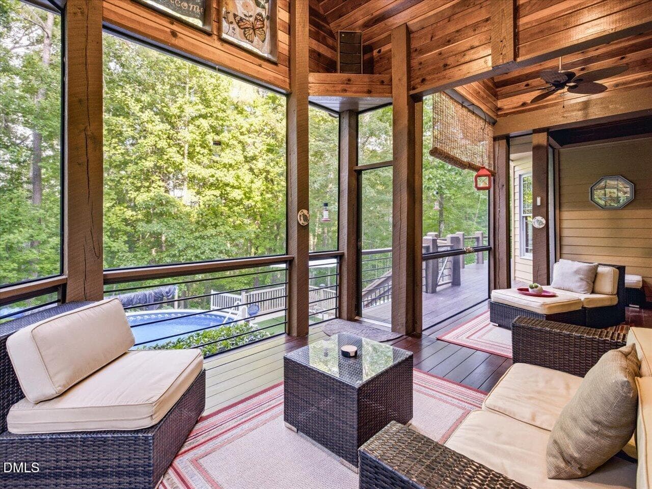 Screened Porch - 275 Mill Stone Road Ext., Moncure, NC 27559
