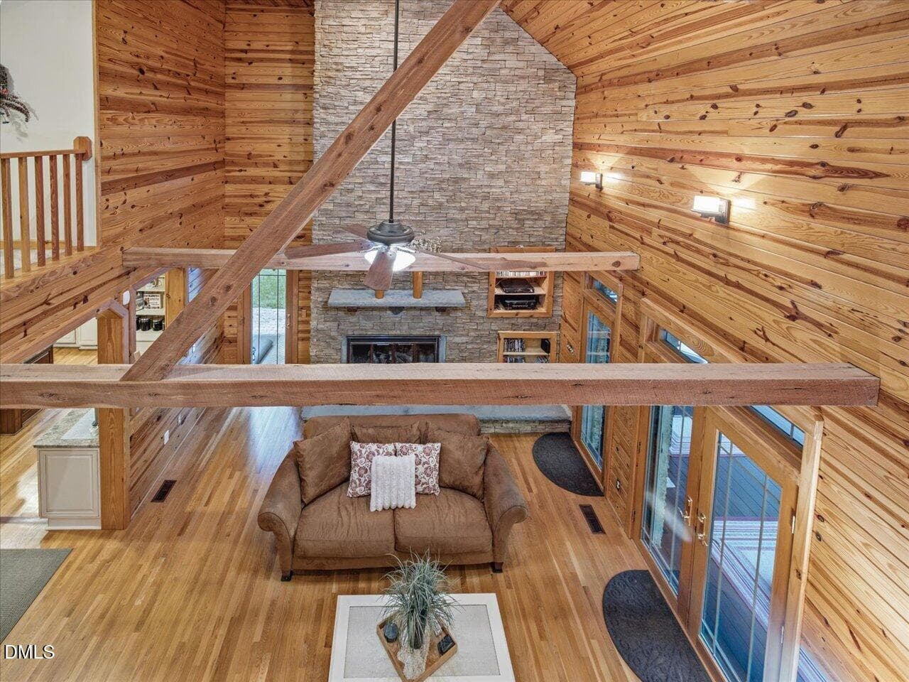 View of Living Room - 275 Mill Stone Road Ext., Moncure, NC 27559