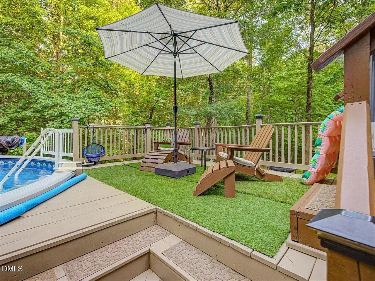 Pool Deck - 275 Mill Stone Road Ext., Moncure, NC 27559