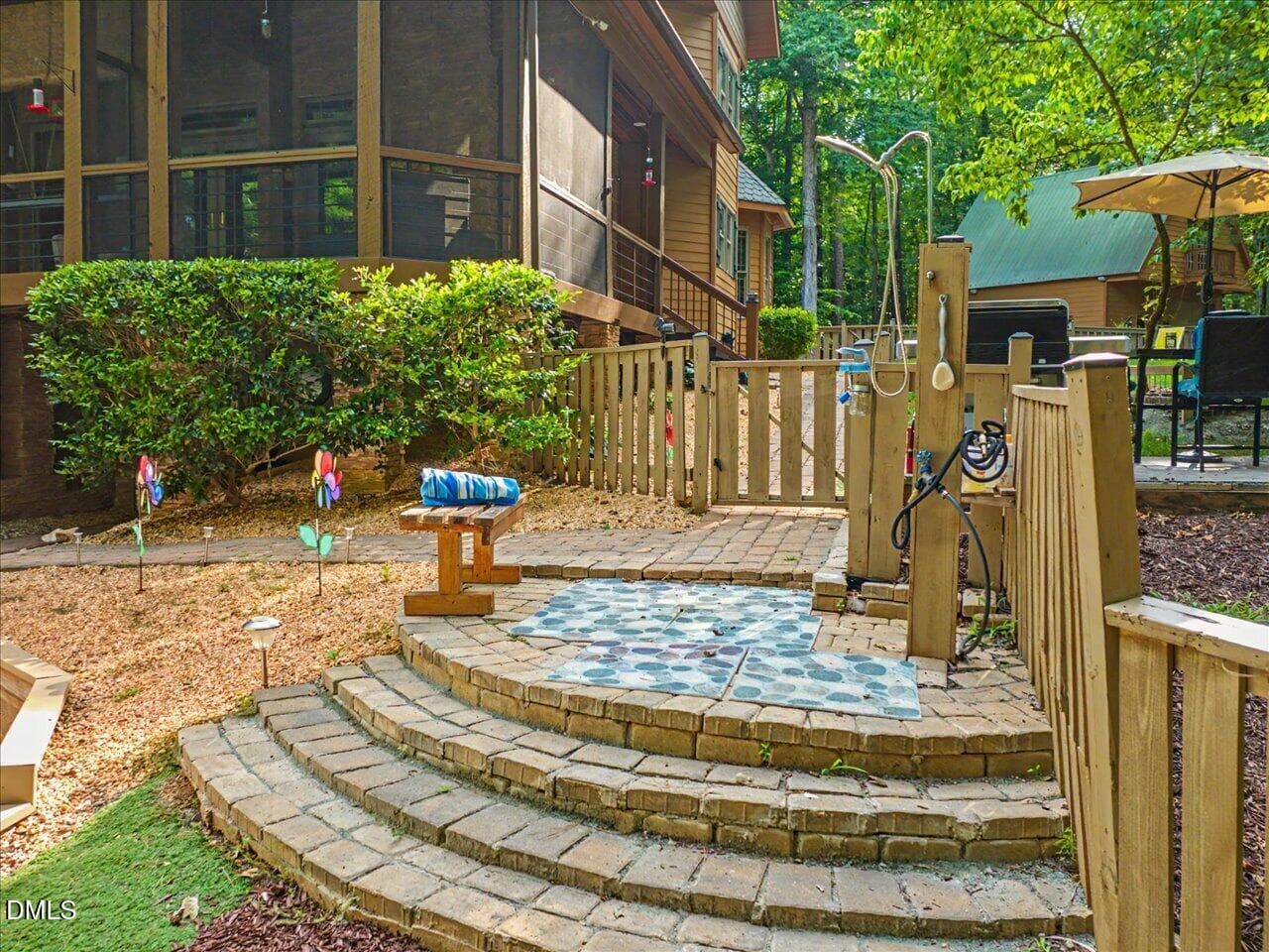 Outdoor Shower - 275 Mill Stone Road Ext., Moncure, NC 27559
