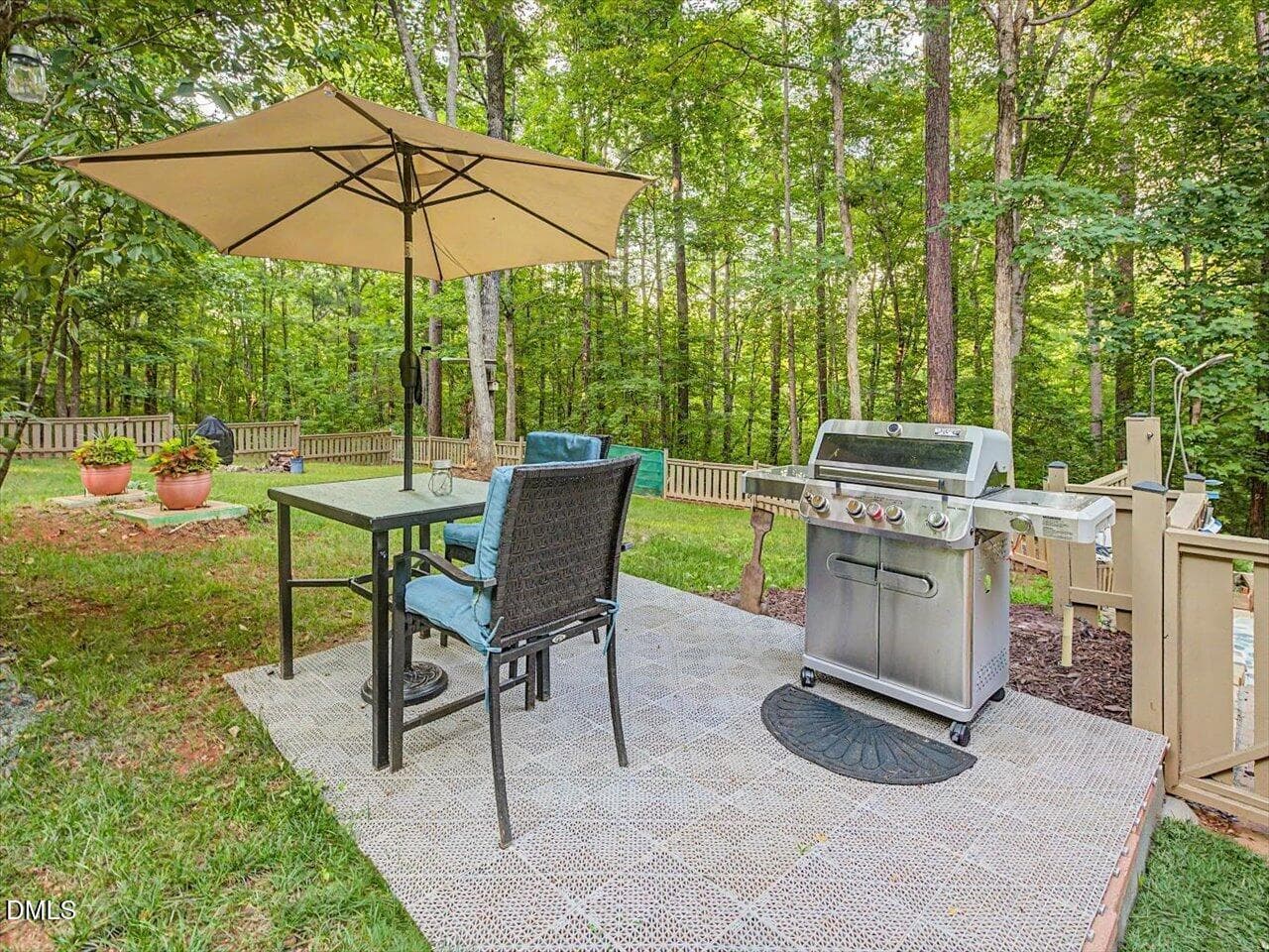 Grill Area - 275 Mill Stone Road Ext., Moncure, NC 27559