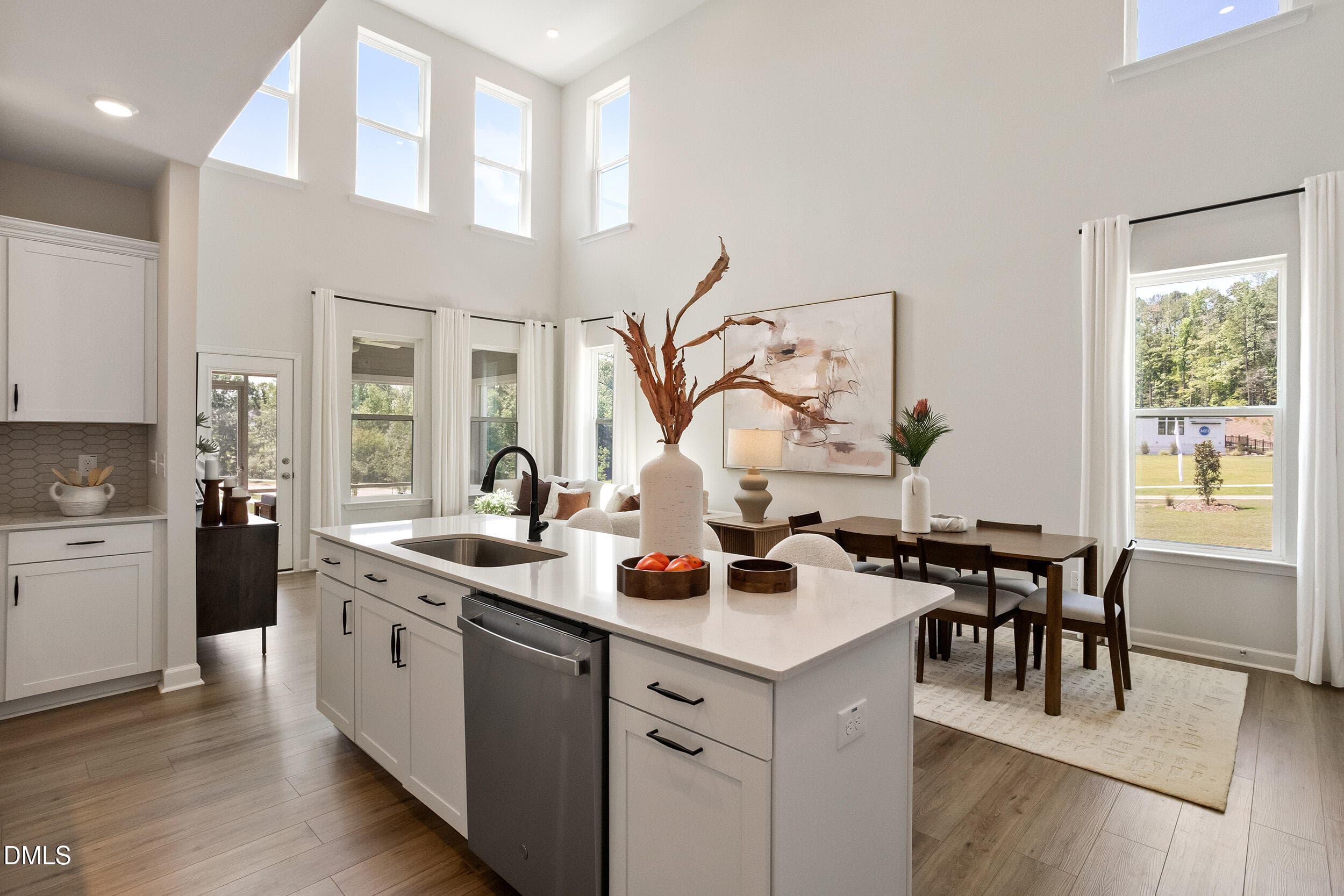 Kitchen to Great Room - Hydrangea C - Ov - 601 Lanceleaf Lane 9, Durham, NC 27703, Durham