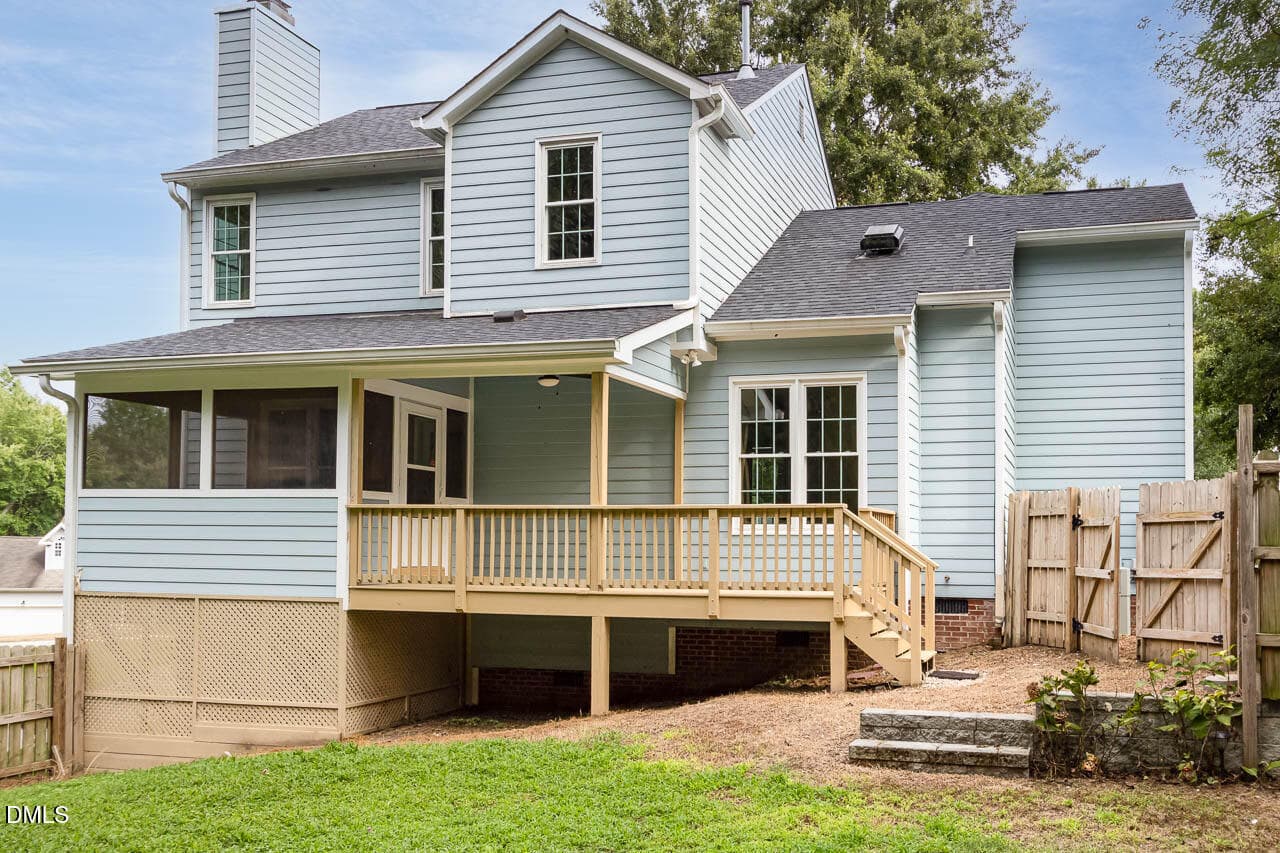 Exterior Back - 2705 Steeple Run Drive, Wake Forest, NC 27587