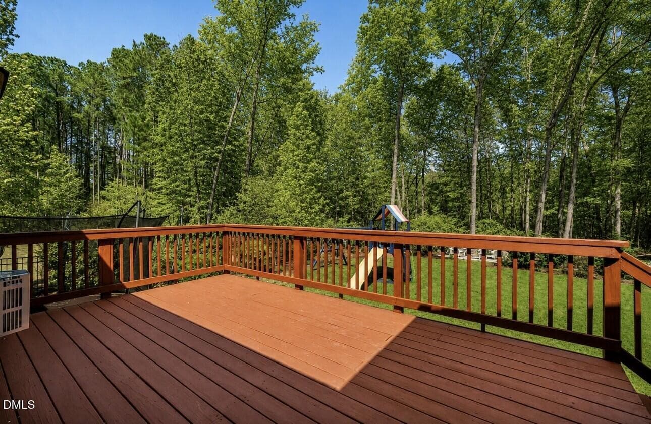 Back Deck View - 91 Dover Grant, Chapel Hill, NC 27517, Chapel Hill