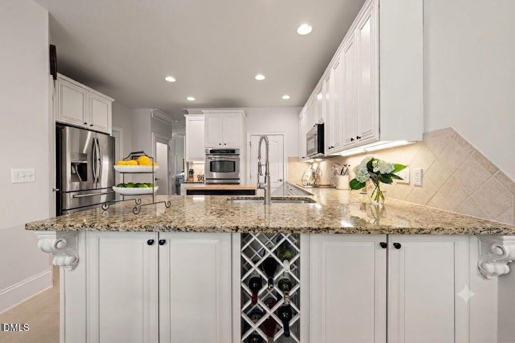 kitchen with existing countertop - 11571 Auldbury Way, Raleigh, NC 27617, Raleigh