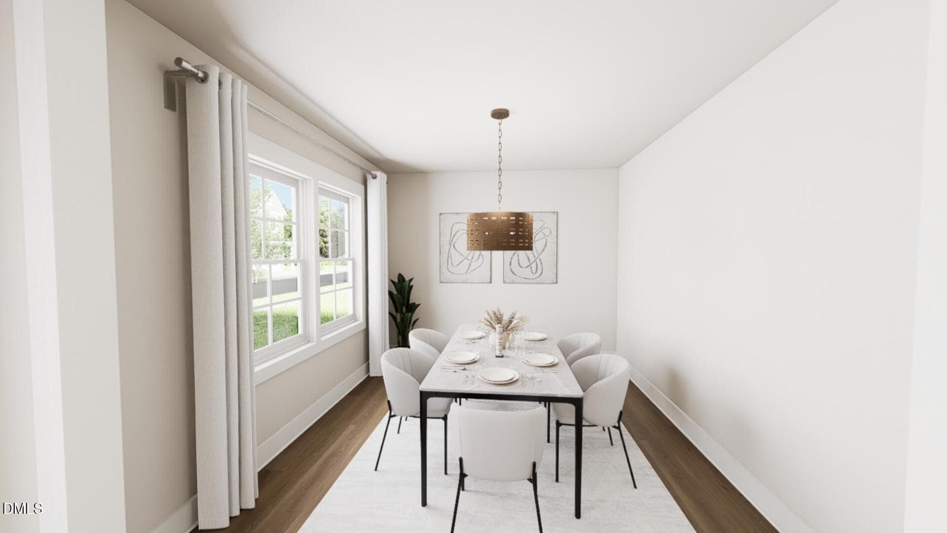 Dining room/ Flex room - 1033 Pinhook Lane, Mebane, NC 27302