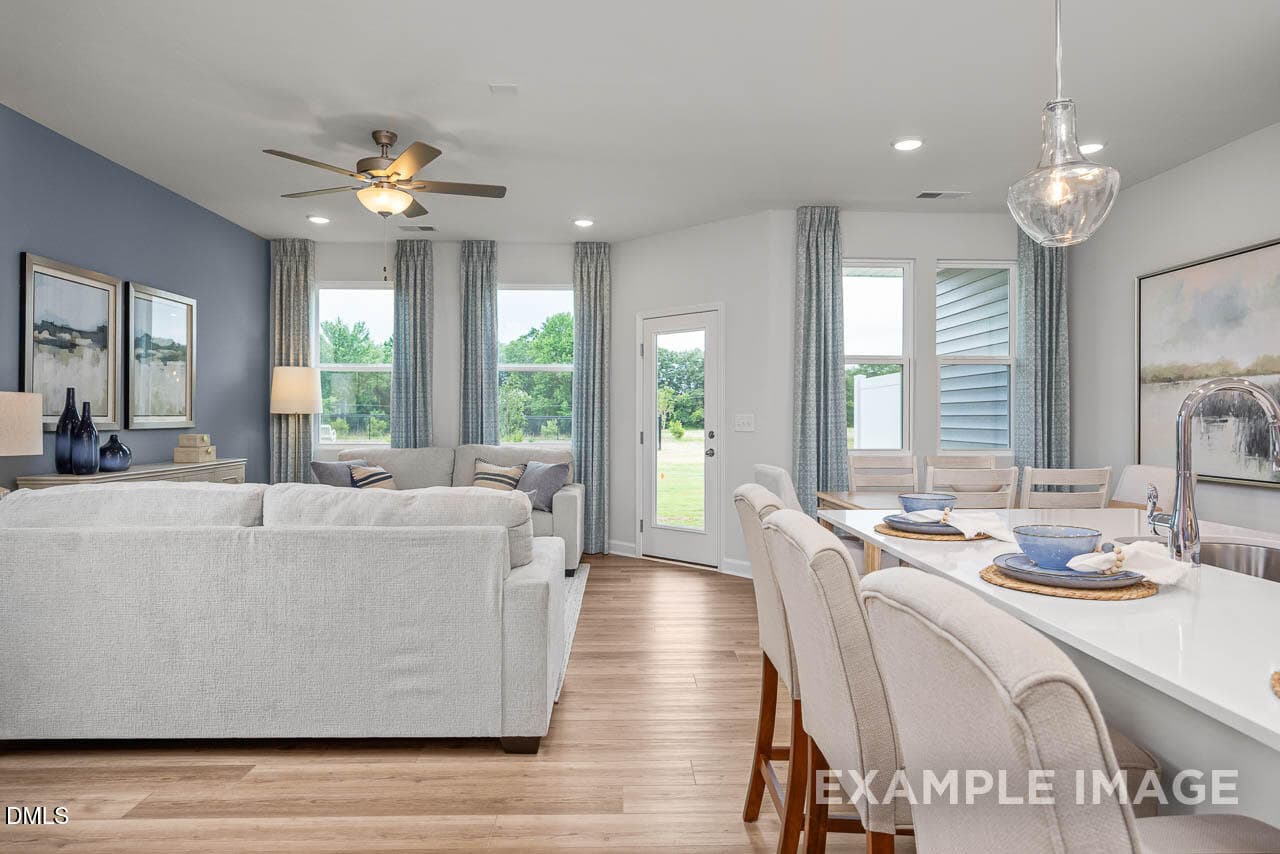 Living Room - 3841 Well Fleet Drive, Willow Springs, NC 27592