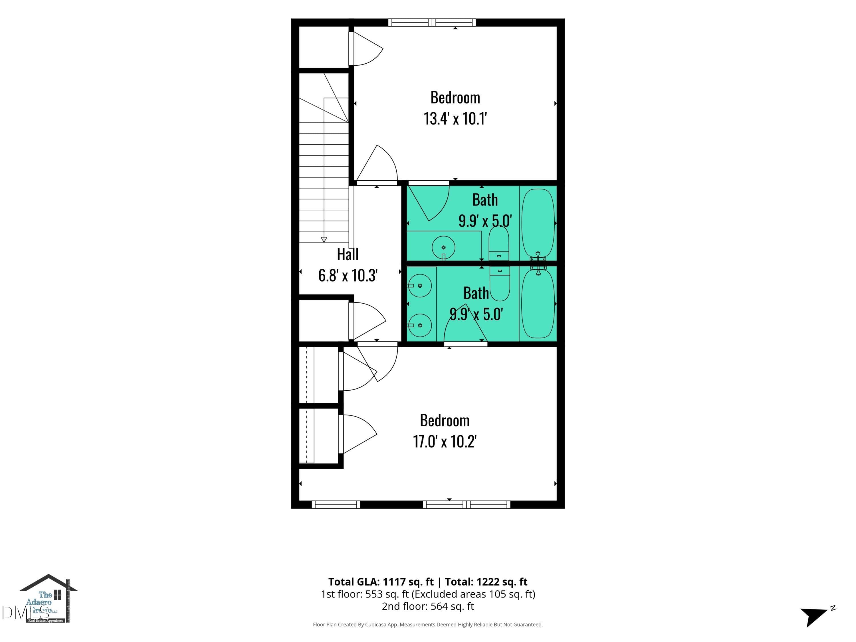 2nd_floor_2130_walnut_bluffs_lane_raleig - 2130 Walnut Bluffs Lane, Raleigh, NC 27610, Raleigh