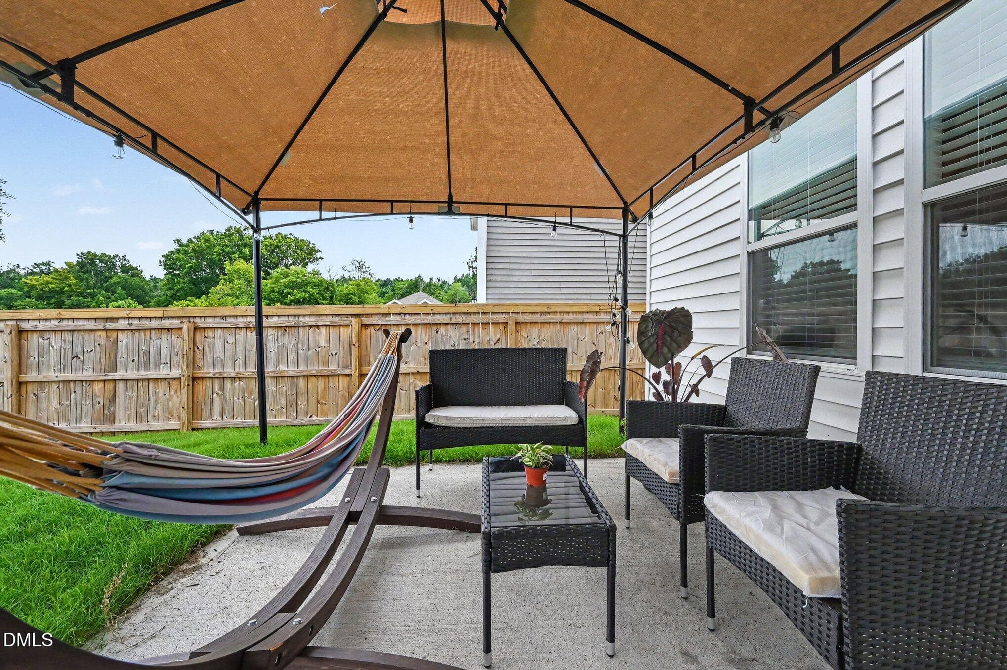 Back Patio - 1446 Fruit Cobbler Drive, Haw River, NC 27258, Haw River