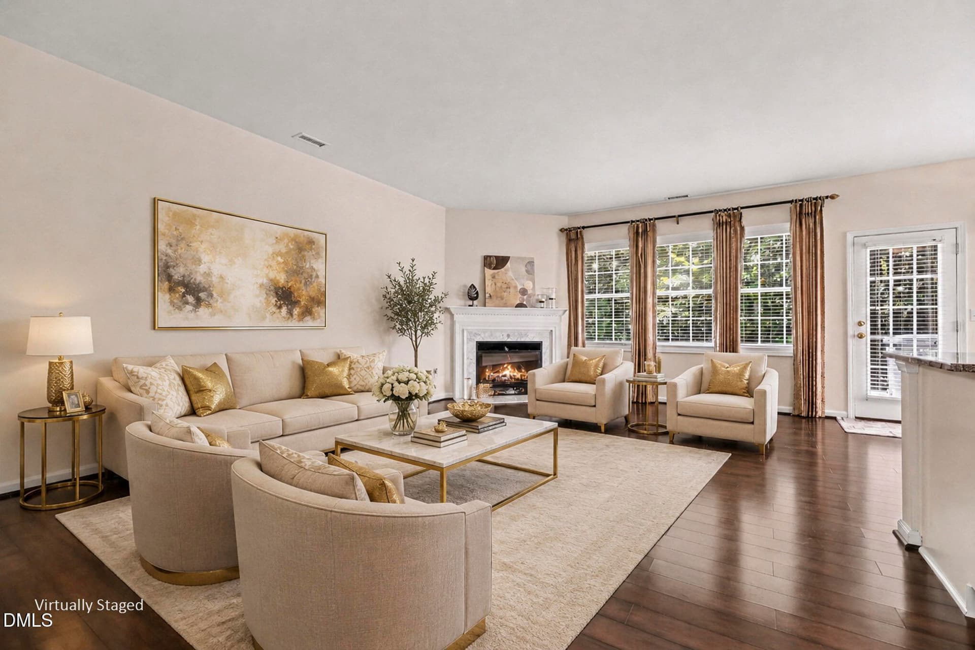 new living room - 9 Alexis Court, Durham, NC 27703