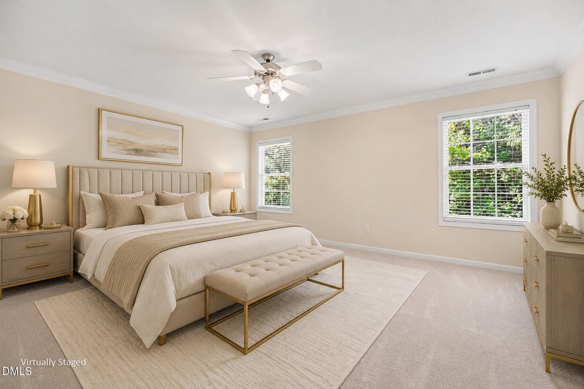 new master bedroom - 9 Alexis Court, Durham, NC 27703, Durham