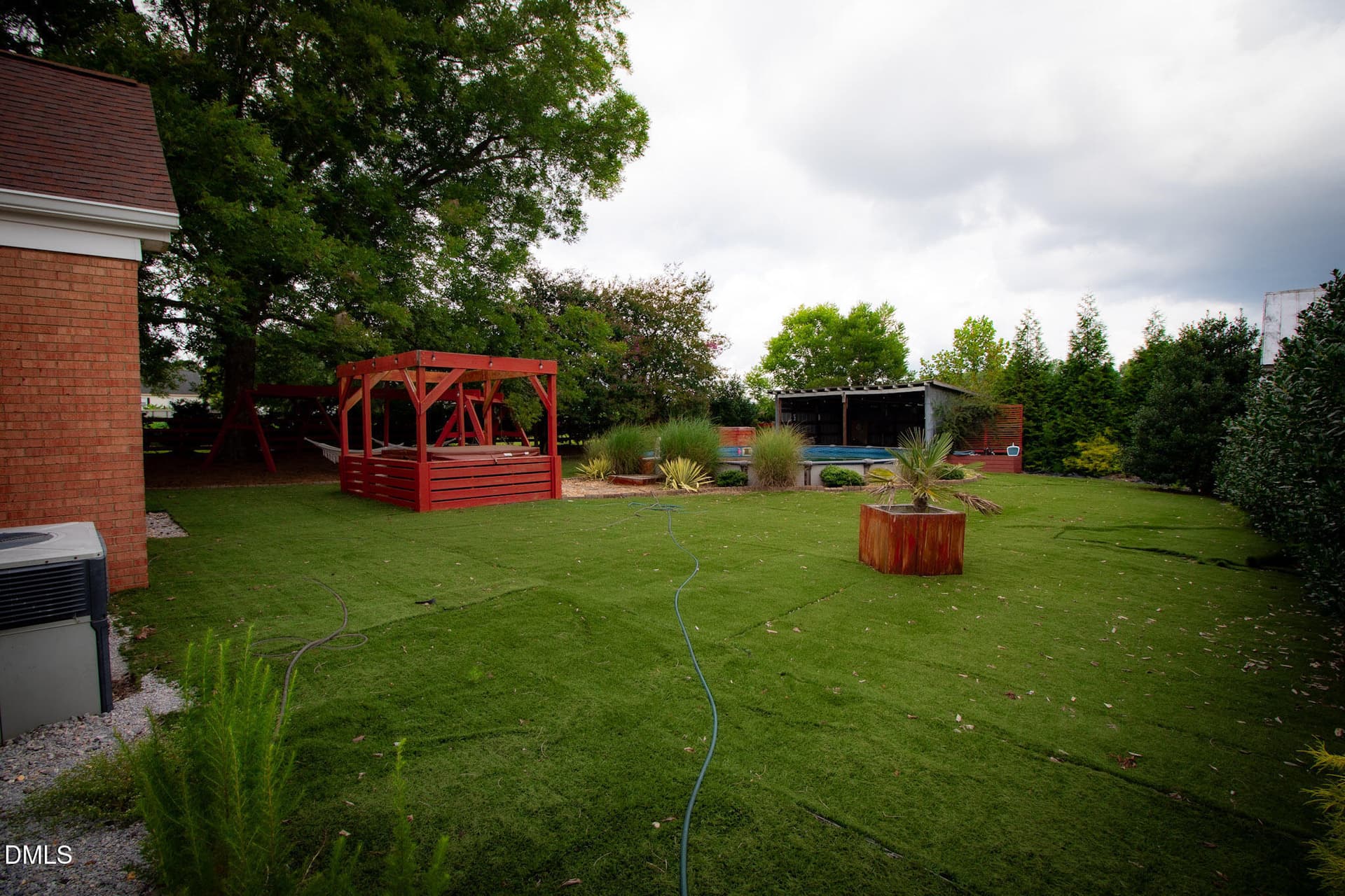 Back yard - 1520 Old Barbour Road, Benson, NC 27504