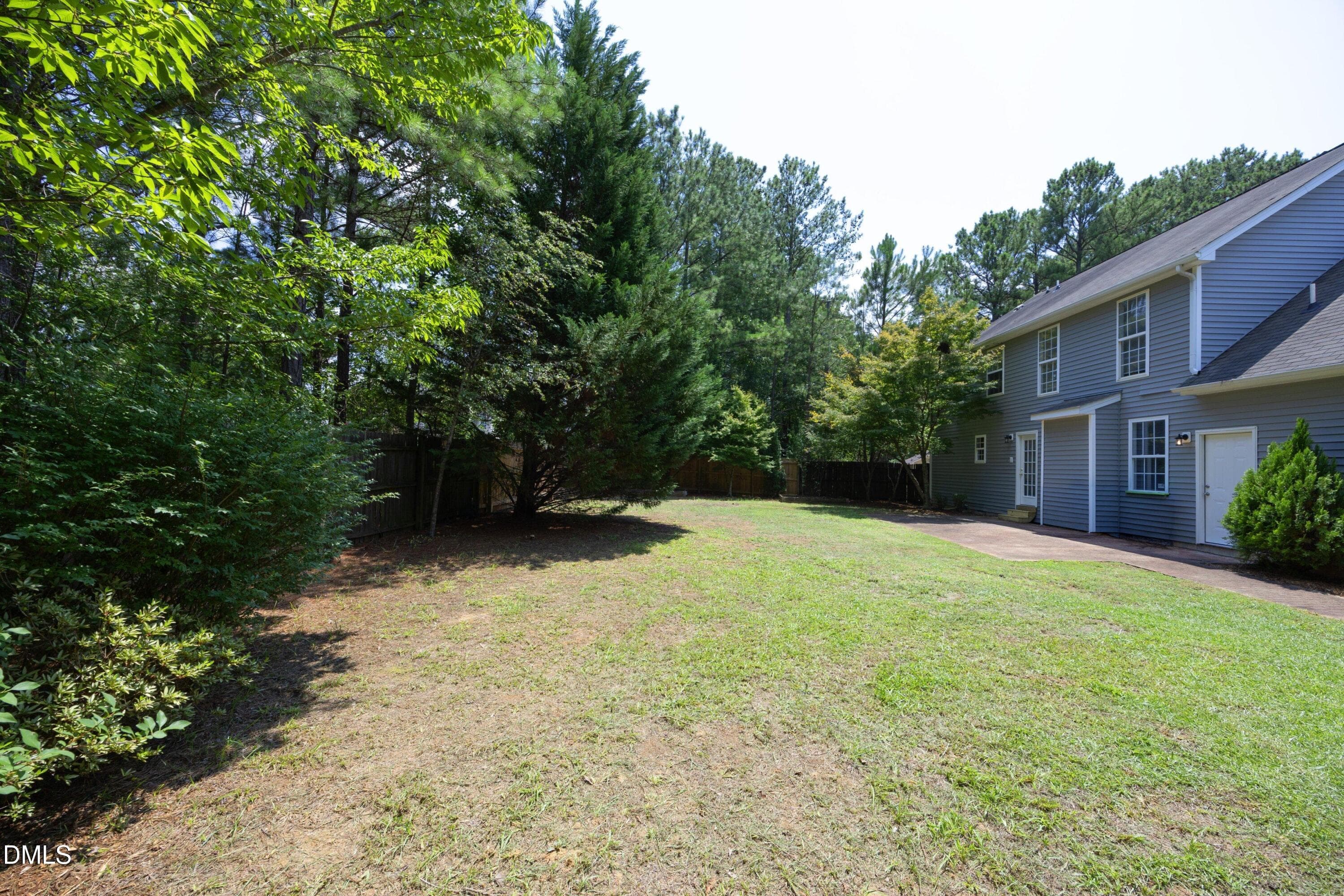 Backyard side view - 4753 Sunset Lake Road, Apex, NC 27539, Apex