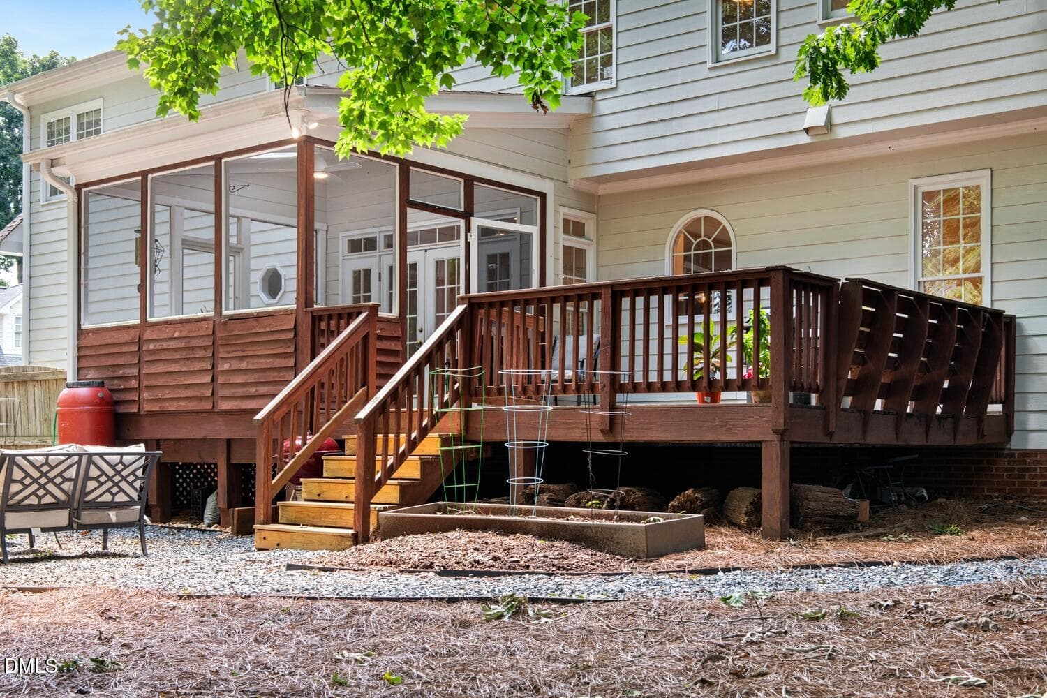 DeckandPorchCloseup - 9400 Stone Mountain Road, Raleigh, NC 27613, Raleigh