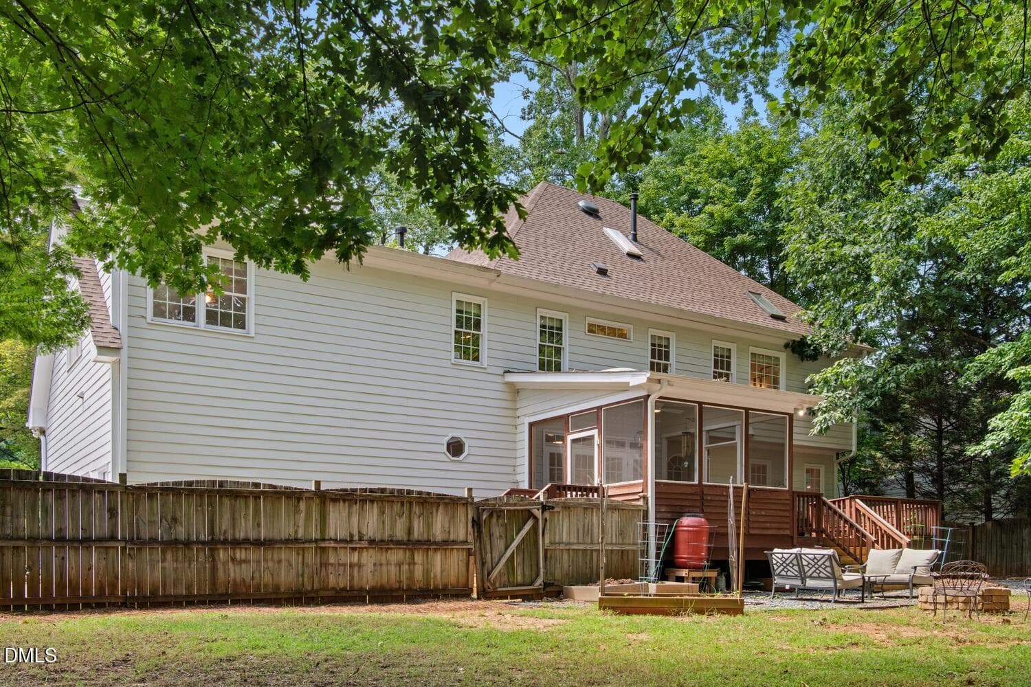 Rear Elevation Wide View - 9400 Stone Mountain Road, Raleigh, NC 27613, Raleigh