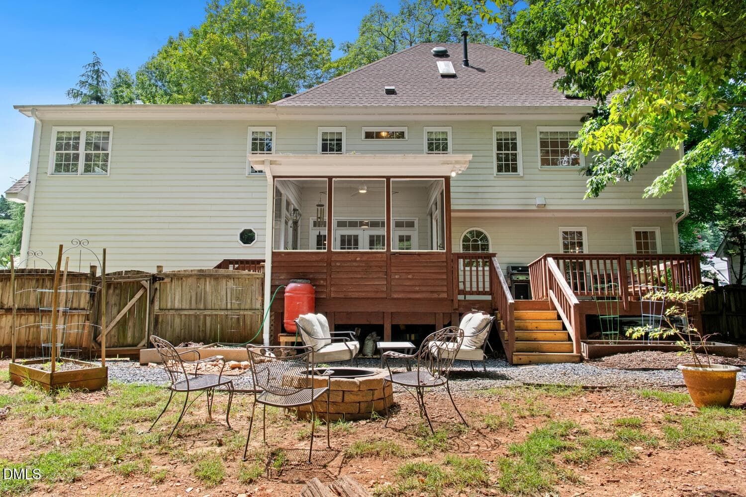 Rear Elevation - 9400 Stone Mountain Road, Raleigh, NC 27613, Raleigh