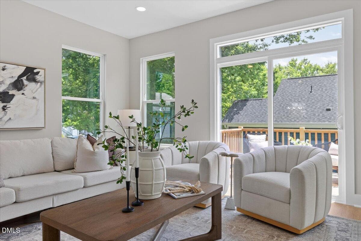 Living Room - 720 Oakwood Avenue 101, Raleigh, NC 27601, Raleigh