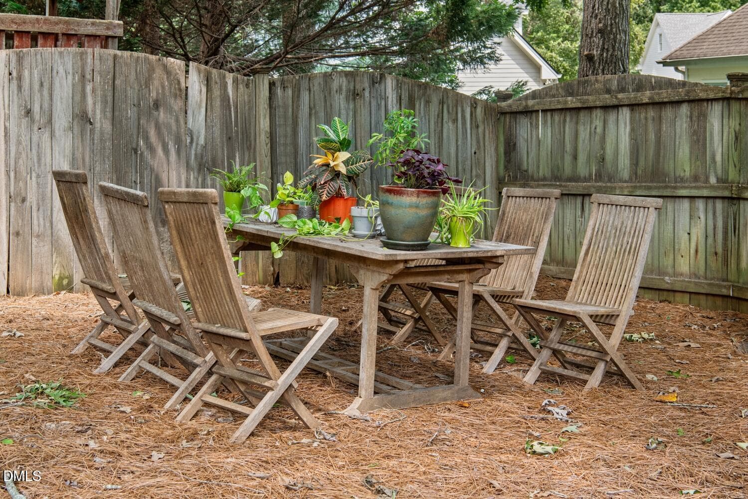 Yard Table Closeup - 9400 Stone Mountain Road, Raleigh, NC 27613, Raleigh