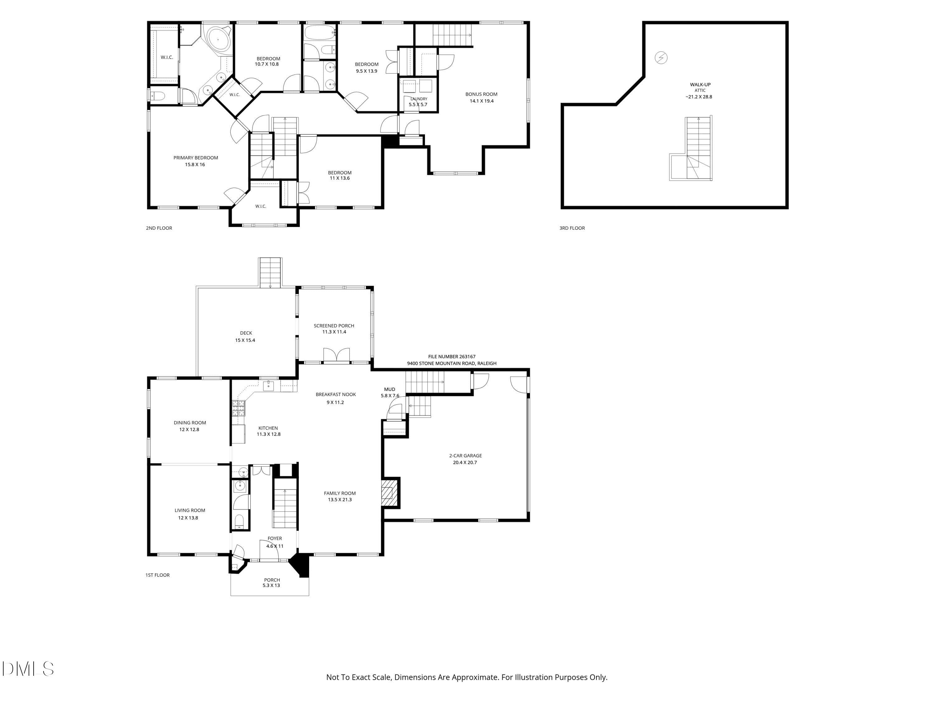 263167 floorplan - 9400 Stone Mountain Road, Raleigh, NC 27613, Raleigh