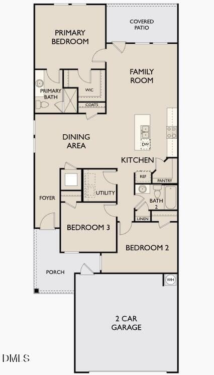 Clay Floorplan - 863 Hanford Landing Drive, Graham, NC 27253