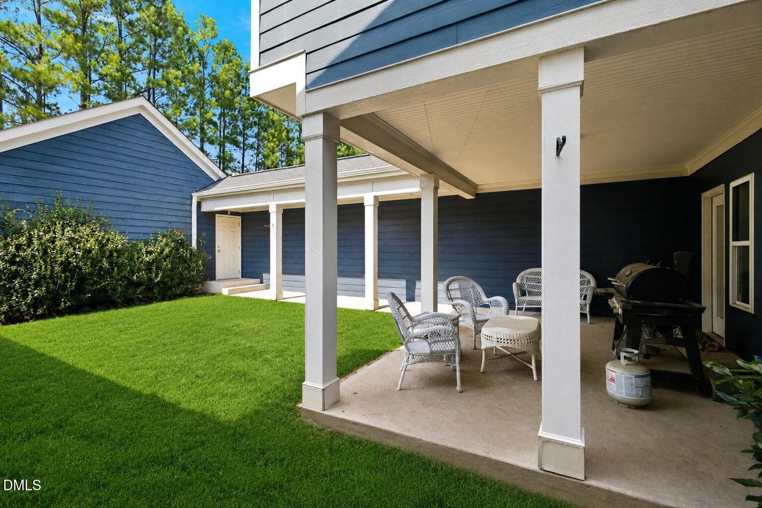 Back Covered Patio - 1625 Main Divide Drive, Wake Forest, NC 27587